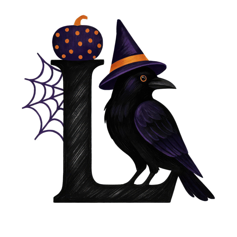 Halloween Alphabet Fabric Panel 5