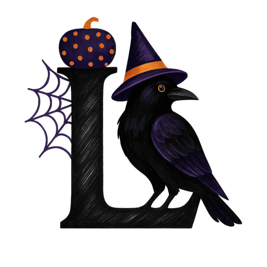 Halloween Alphabet Fabric Panel 5