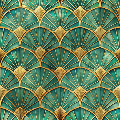 Gilded Gatsby Pattern 23 Minky Fabric