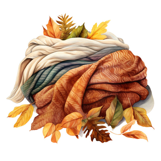 Cozy Autumn Fabric Panel 29