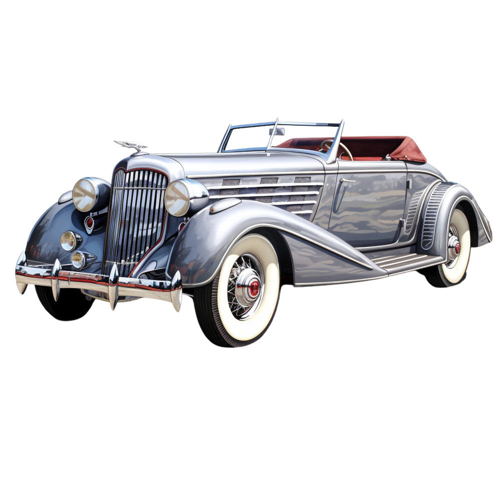 Vintage Cars Fabric Panel 26