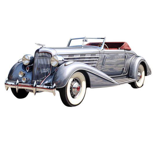 Vintage Cars Fabric Panel 26