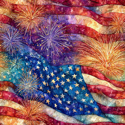 Star-Spangled Skies Pattern 5 Minky Fabric