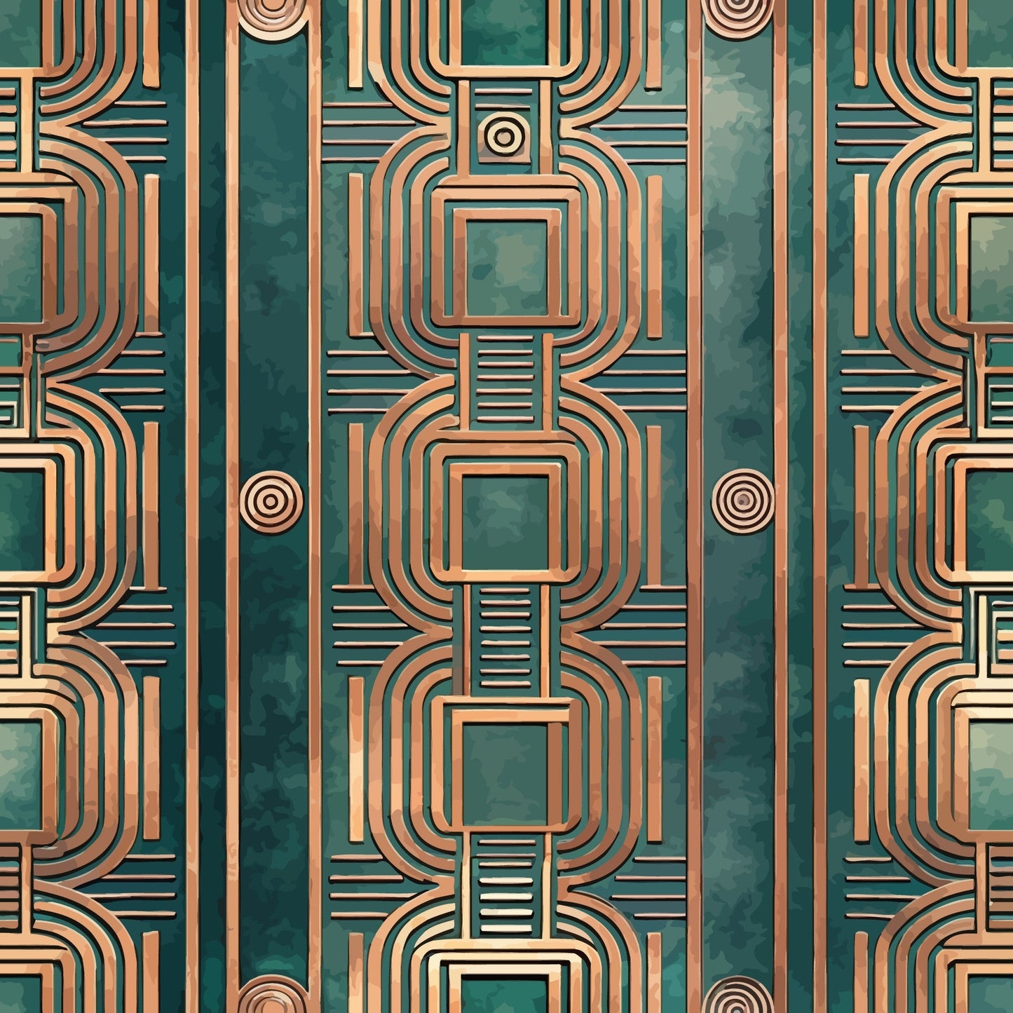 Art Deco Pattern 58 Quilting Cotton Fabric