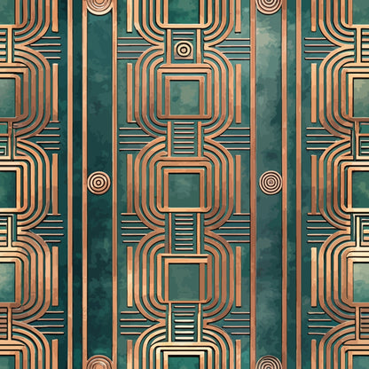 Art Deco Pattern 58 Quilting Cotton Fabric