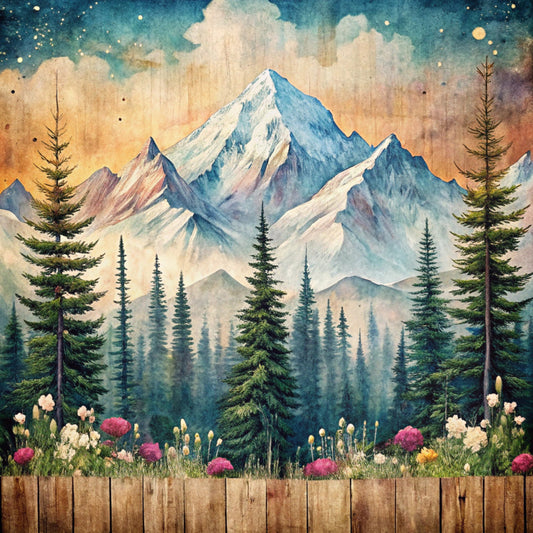 Yellowstone Landscape Fabric Panel 27