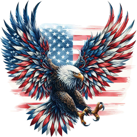 Patriotic Eagle Fabric Panel 5