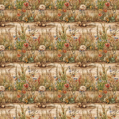 Cottage Meadow Pattern 1 Minky Fabric