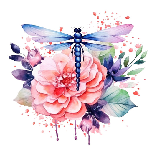 Beautiful Dragonfly Fabric Panel 5