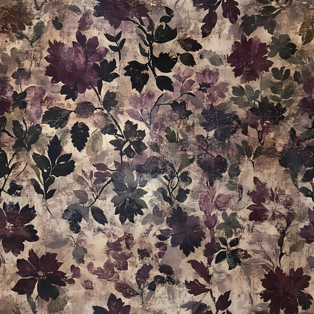 Midnight Harvest Garden Pattern 13 Minky Fabric