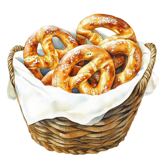 Watercolor Oktoberfest Fabric Panel 29