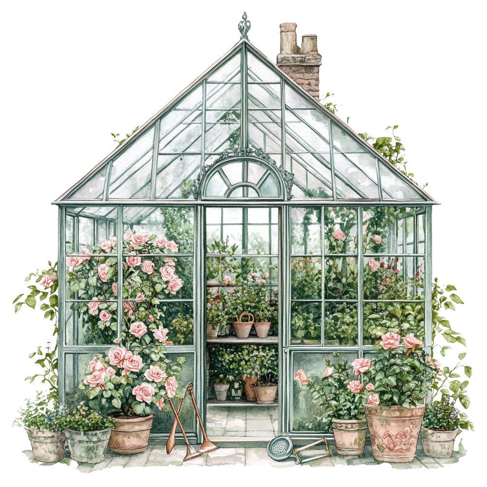 Vintage Garden Fabric Panel 20