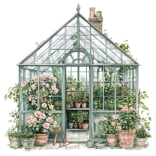 Vintage Garden Fabric Panel 20