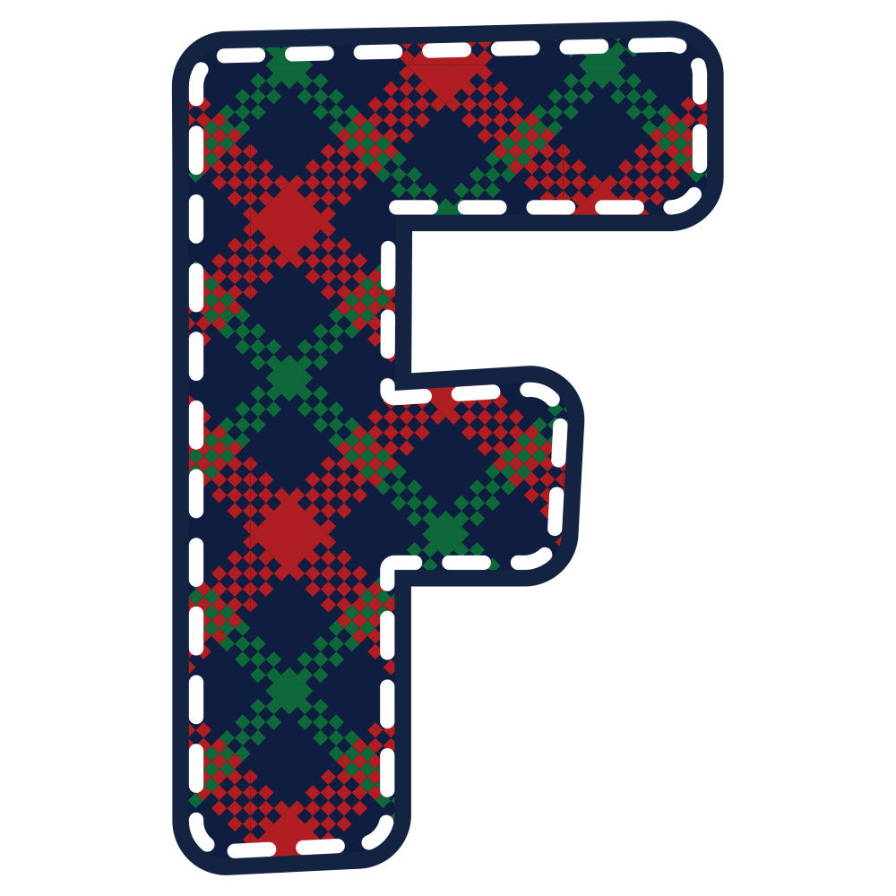 Christmas Alphabet Fabric Panel 18
