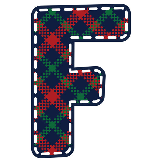 Christmas Alphabet Fabric Panel 18