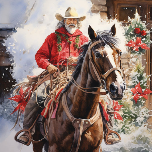 A Country Christmas Fabric Panel 15