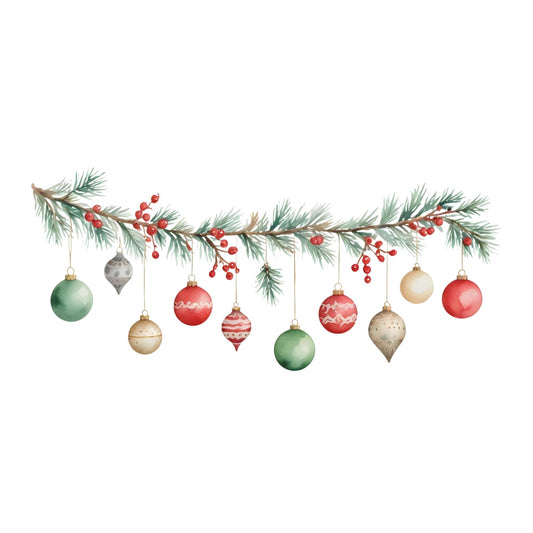 Christmas Element Fabric Panel 7