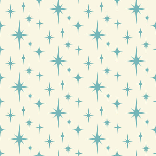 Atomic Starbursts Pattern 1 Quilting Cotton Fabric