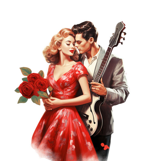 Red Rock and Roll Fabric Panel 10