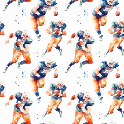 Gridiron Game Day Pattern 11 Minky Fabric