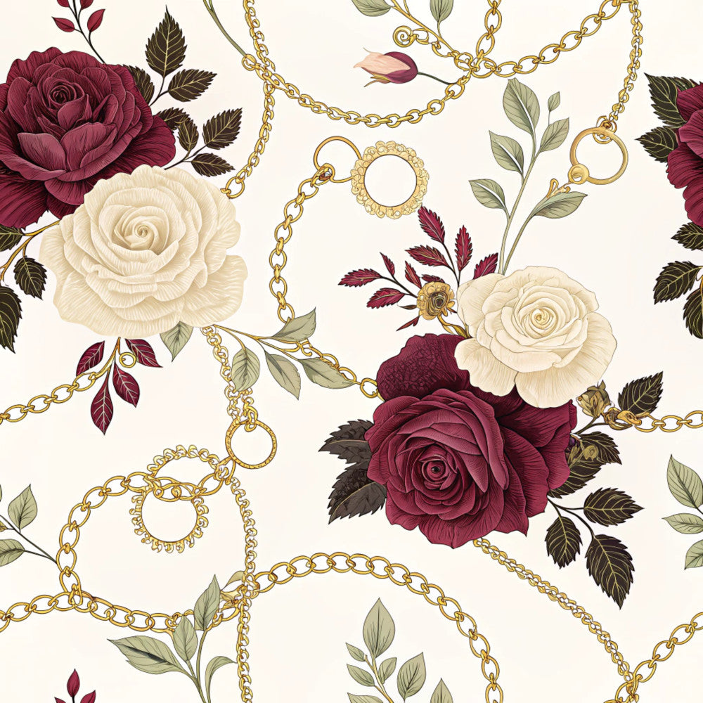 Velvet Rose Reverie Pattern 3 Minky Fabric