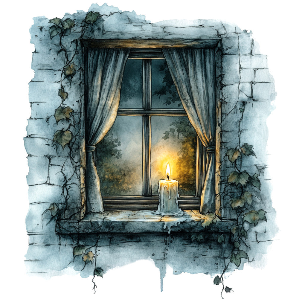 Gothic Cottage Fabric Panel 7