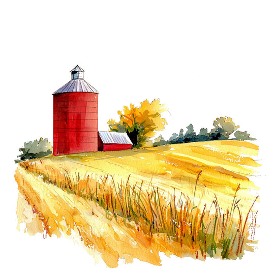 Autumn Landscape Fabric Panel 10