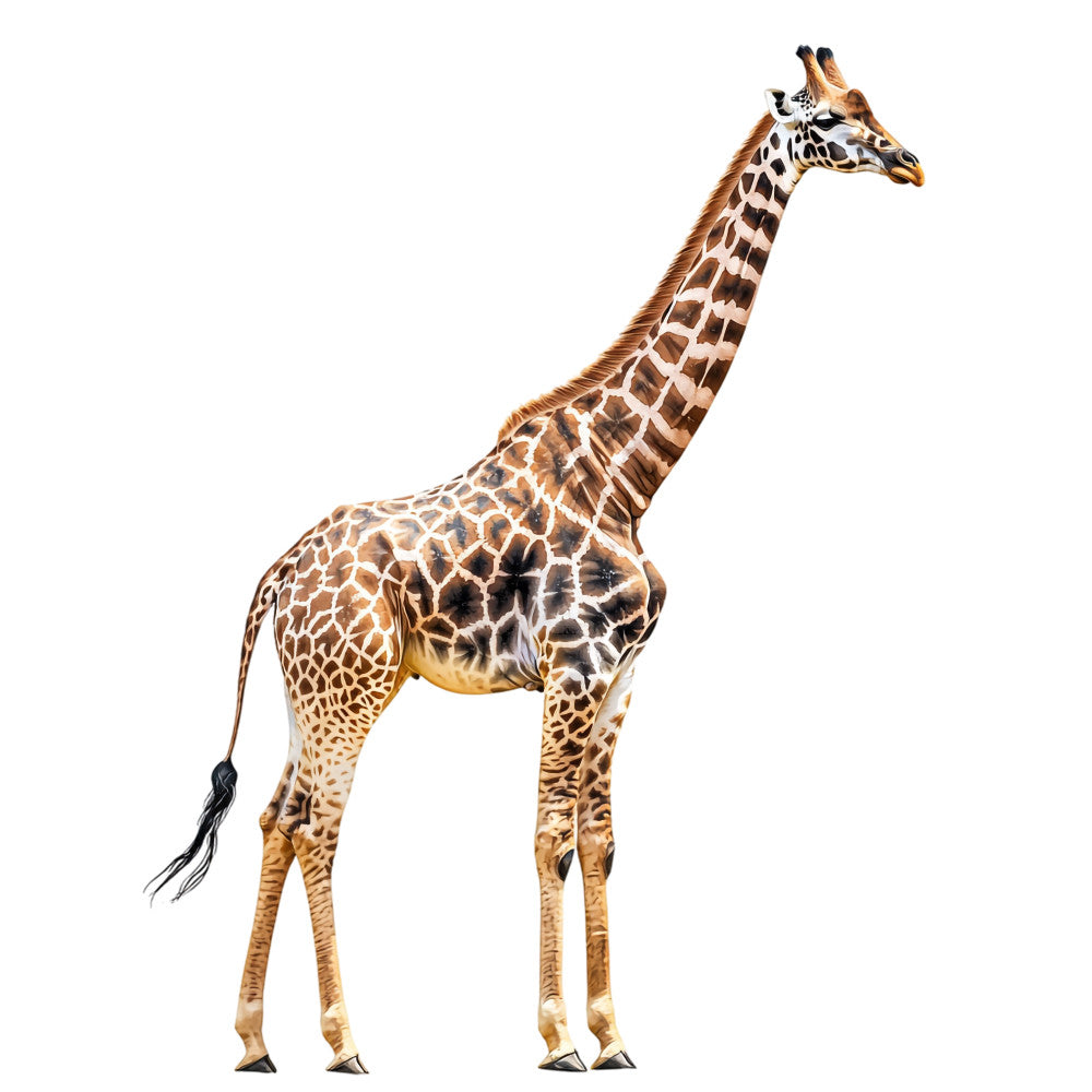 Watercolor Africa Fabric Panel 27