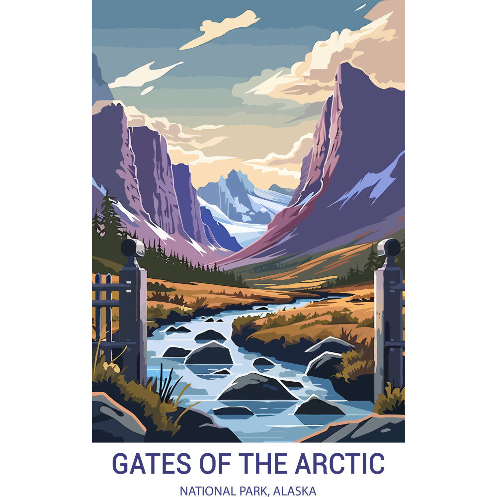 National Parks Posters Fabric Panel 13