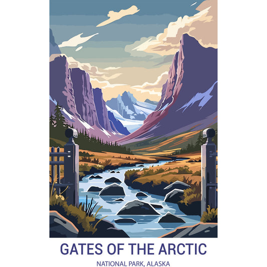 National Parks Posters Fabric Panel 13