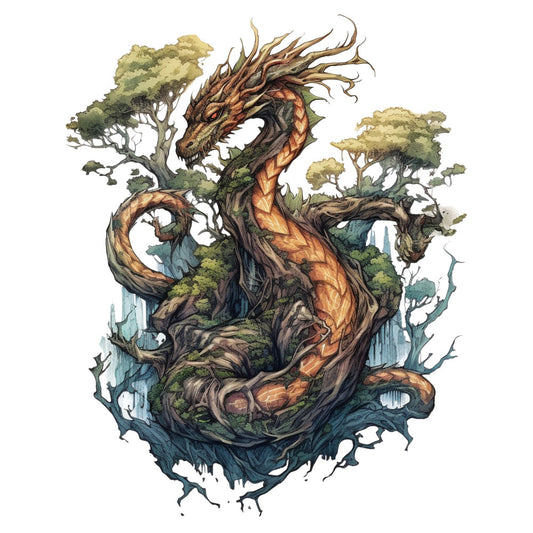 Mythological Creatures Fabric Panel 12