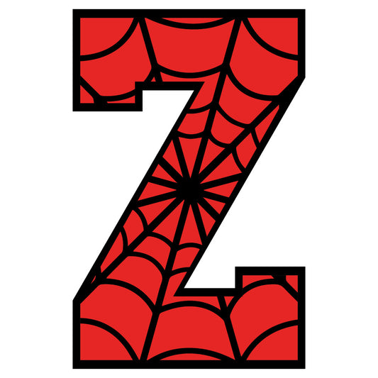 red, black, spider web, alphabet letter, superhero theme, comic book style, geometric patterns, fabric panel, quilting cotton, children's fabric, character design, bright colors, web pattern, educational fabric, novelty print, craft material, sewing supplies, applique design, cartoon style, playful design