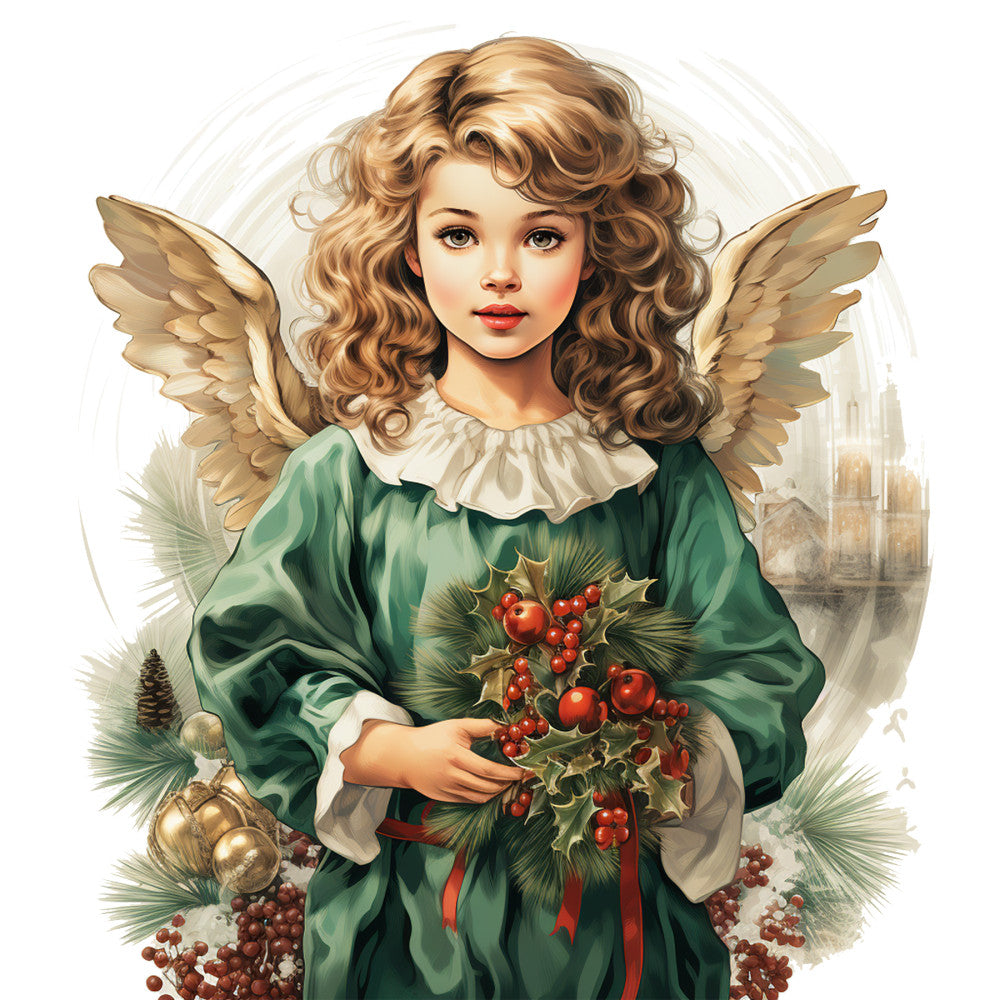 Elegant Christmas Fabric Panel 7