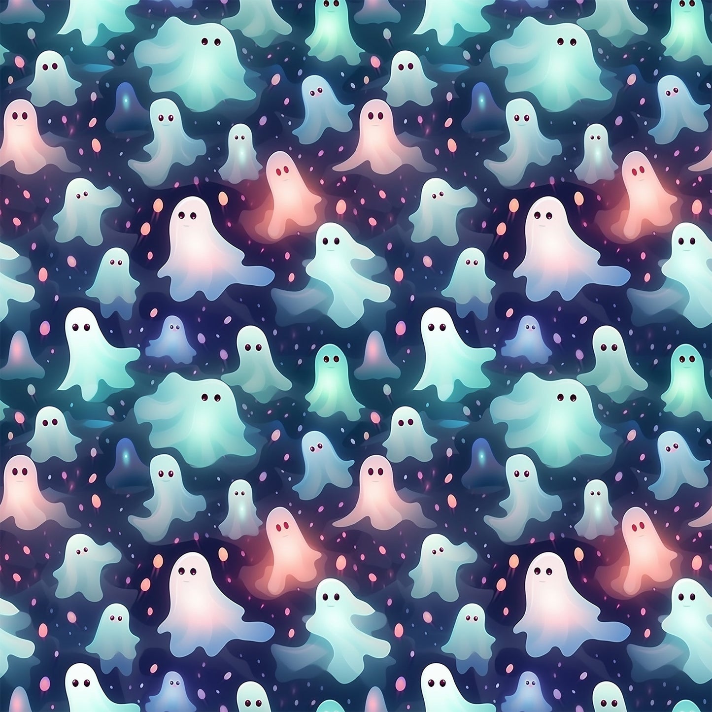 Scary Halloween Pattern 12 Quilting Cotton Fabric