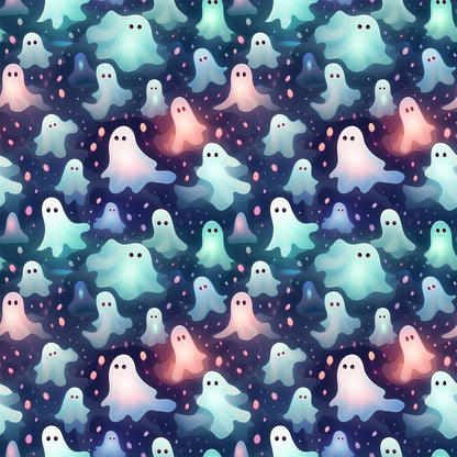 Scary Halloween Pattern 12 Quilting Cotton Fabric