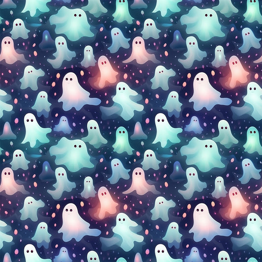 Scary Halloween Pattern 12 Quilting Cotton Fabric