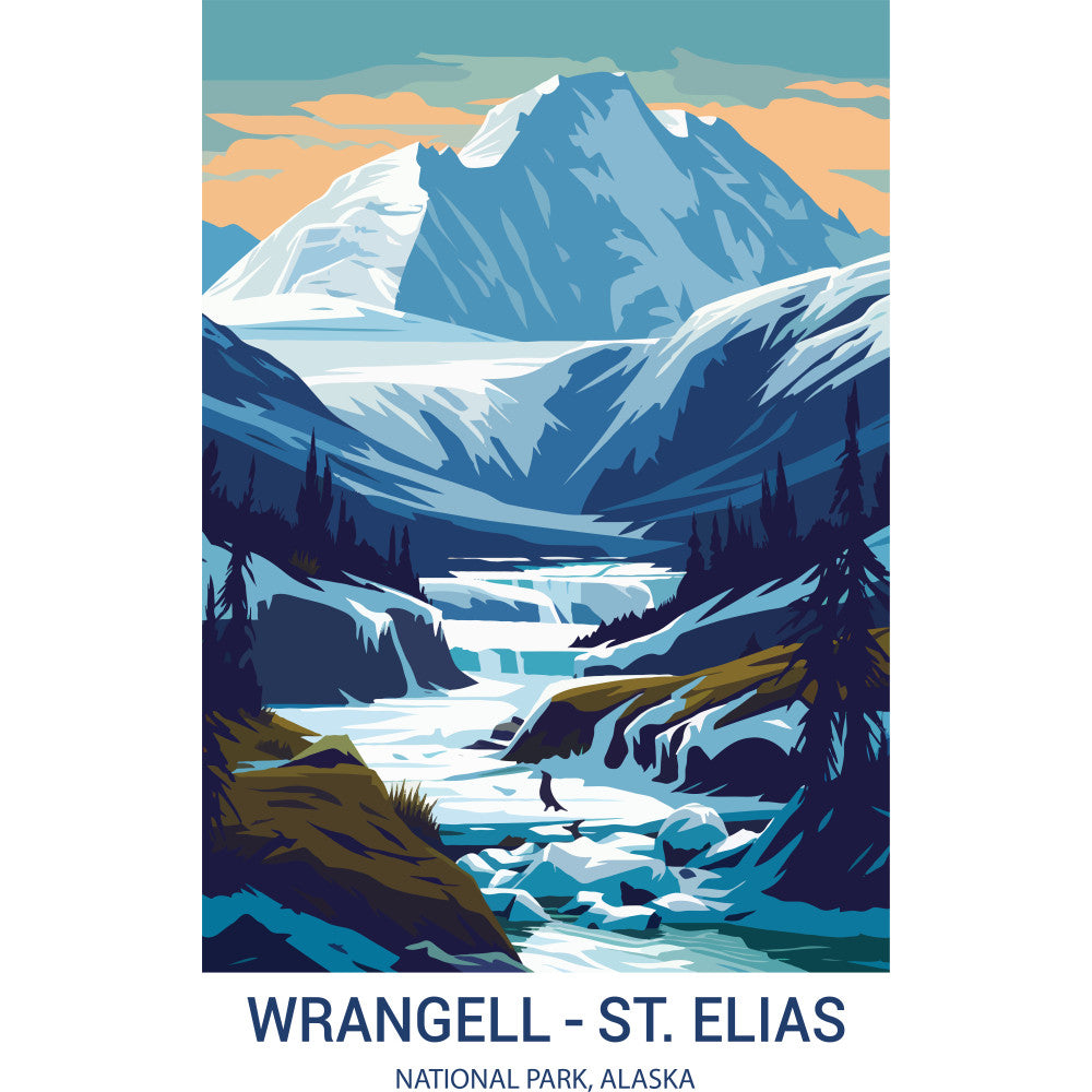 National Parks Posters Fabric Panel 55