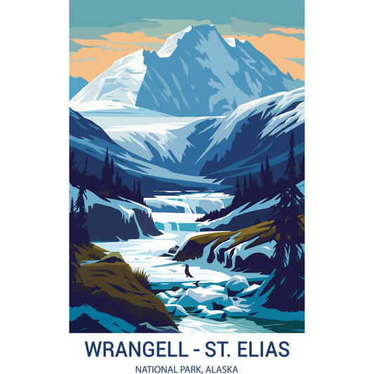 National Parks Posters Fabric Panel 55