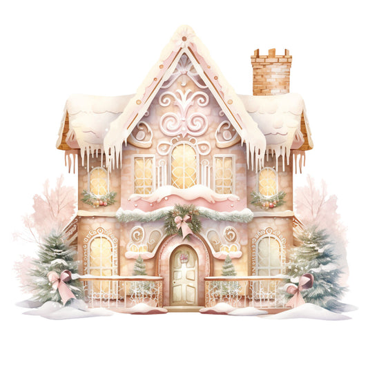 A Golden Christmas Fabric Panel 22