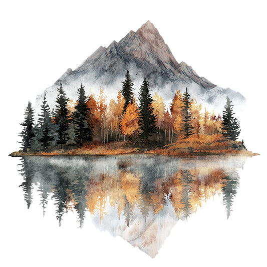 Autumn Landscape Fabric Panel 9