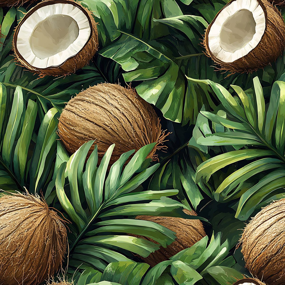 Palm Grove Pattern 11 Minky Fabric