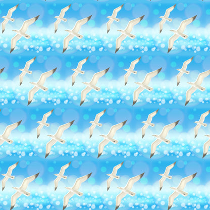 Summer Beach Pattern 10 Quilting Cotton Fabric