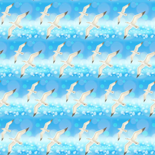 Summer Beach Pattern 10 Quilting Cotton Fabric