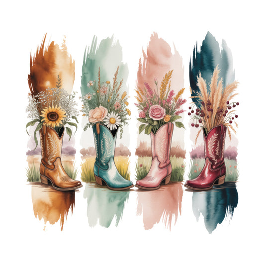 Western Brushstroke Fabric Panel 14