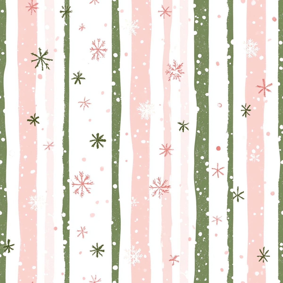 Peppermint Bows Pattern 4 Minky Fabric