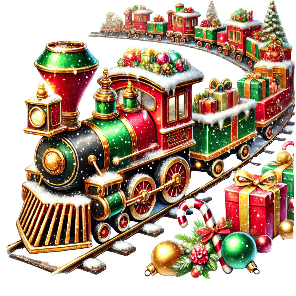 Christmas Toys Fabric Panel 1