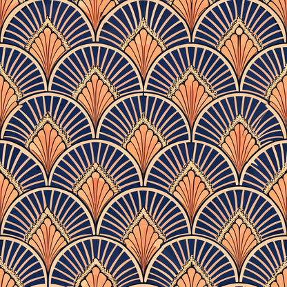 Art Deco Pattern 6 Quilting Cotton Fabric