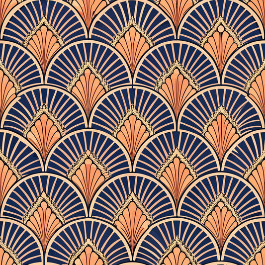 Art Deco Pattern 6 Quilting Cotton Fabric