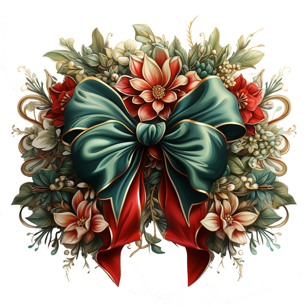 Elegant Christmas Fabric Panel 10