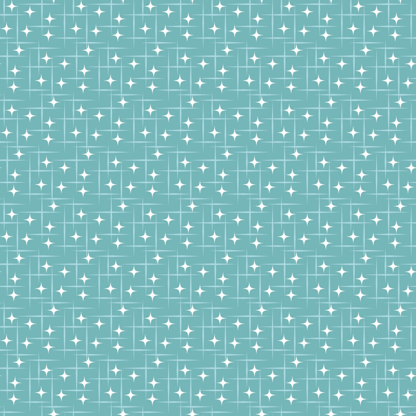Atomic Starbursts Pattern 12 Quilting Cotton Fabric